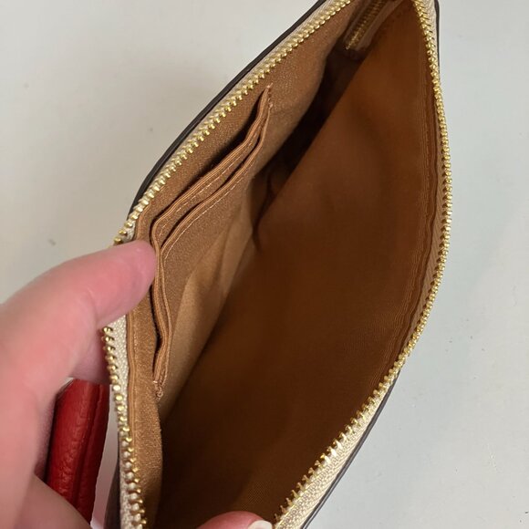 Coach Cherry, Signature Red and Pebbled Red Wallets Trio. - Picture 11 of 11